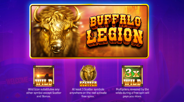 Welcome to Adventure Wild Best Casino Slot Cosmo Buffalo Legion Games
